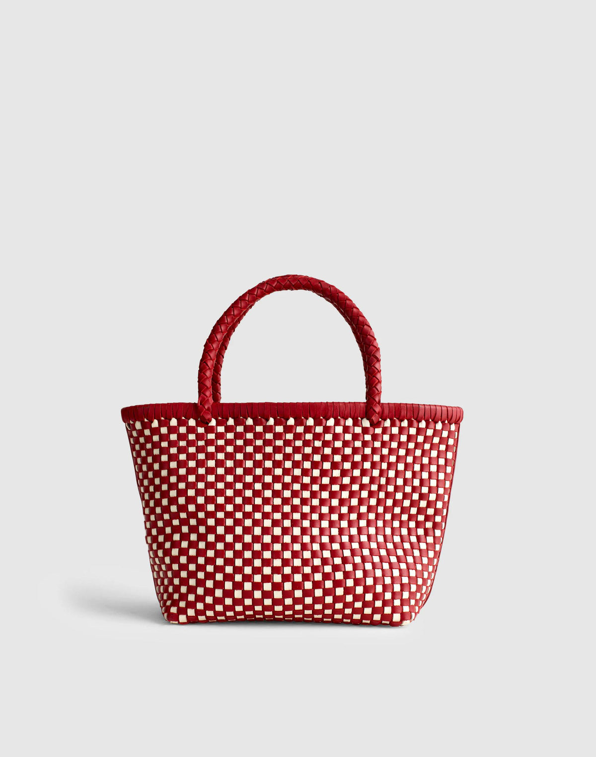 The Signature Woven Mini Tote Bright Ember Multi | Madewell