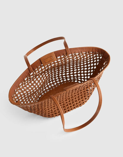 Caning Tote Toasted Coconut | Madewell