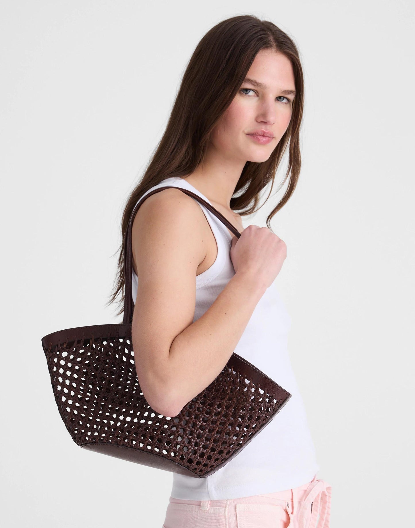 Caning Tote Toasted Coconut | Madewell