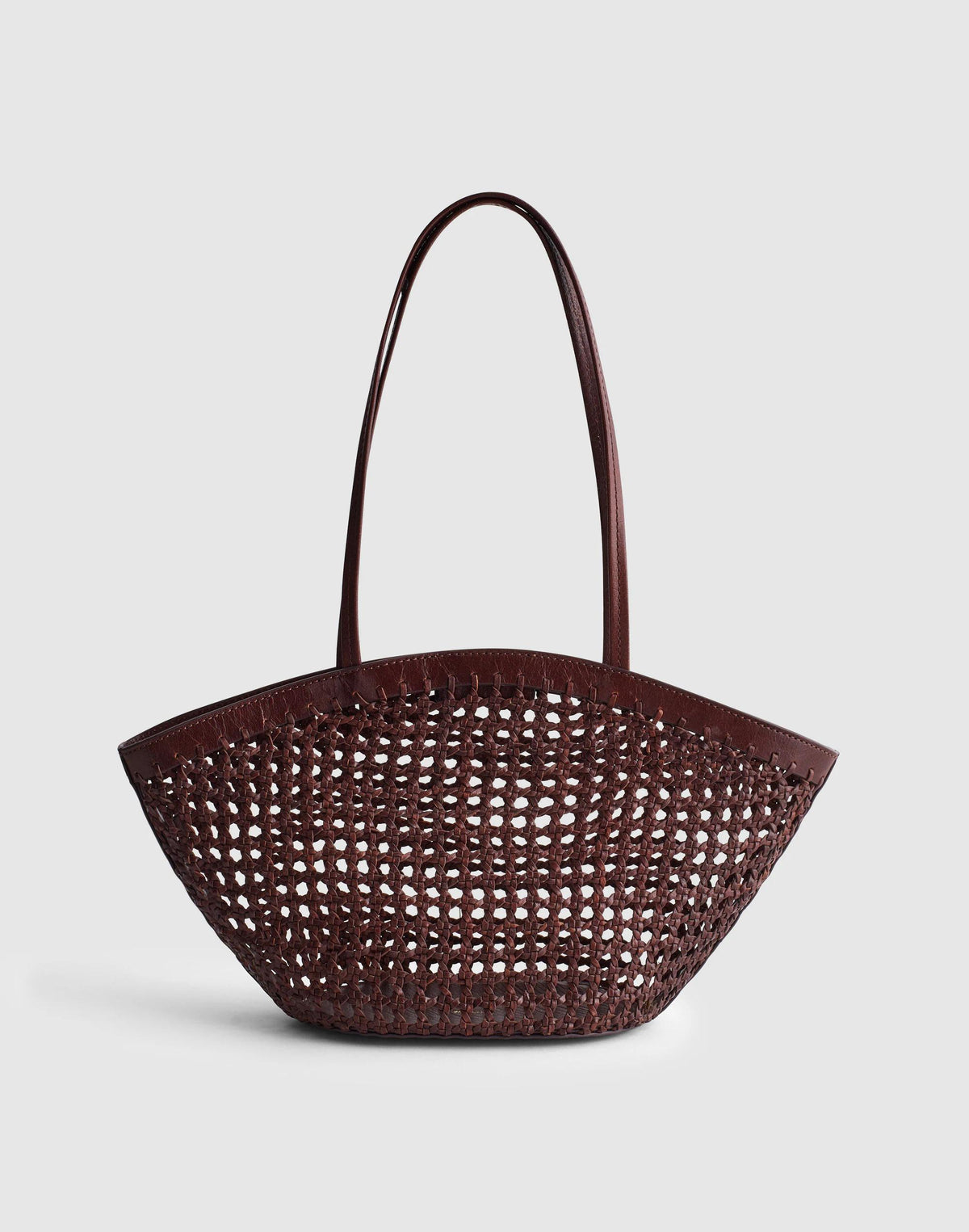 Caning Tote Cherry Wood | Madewell