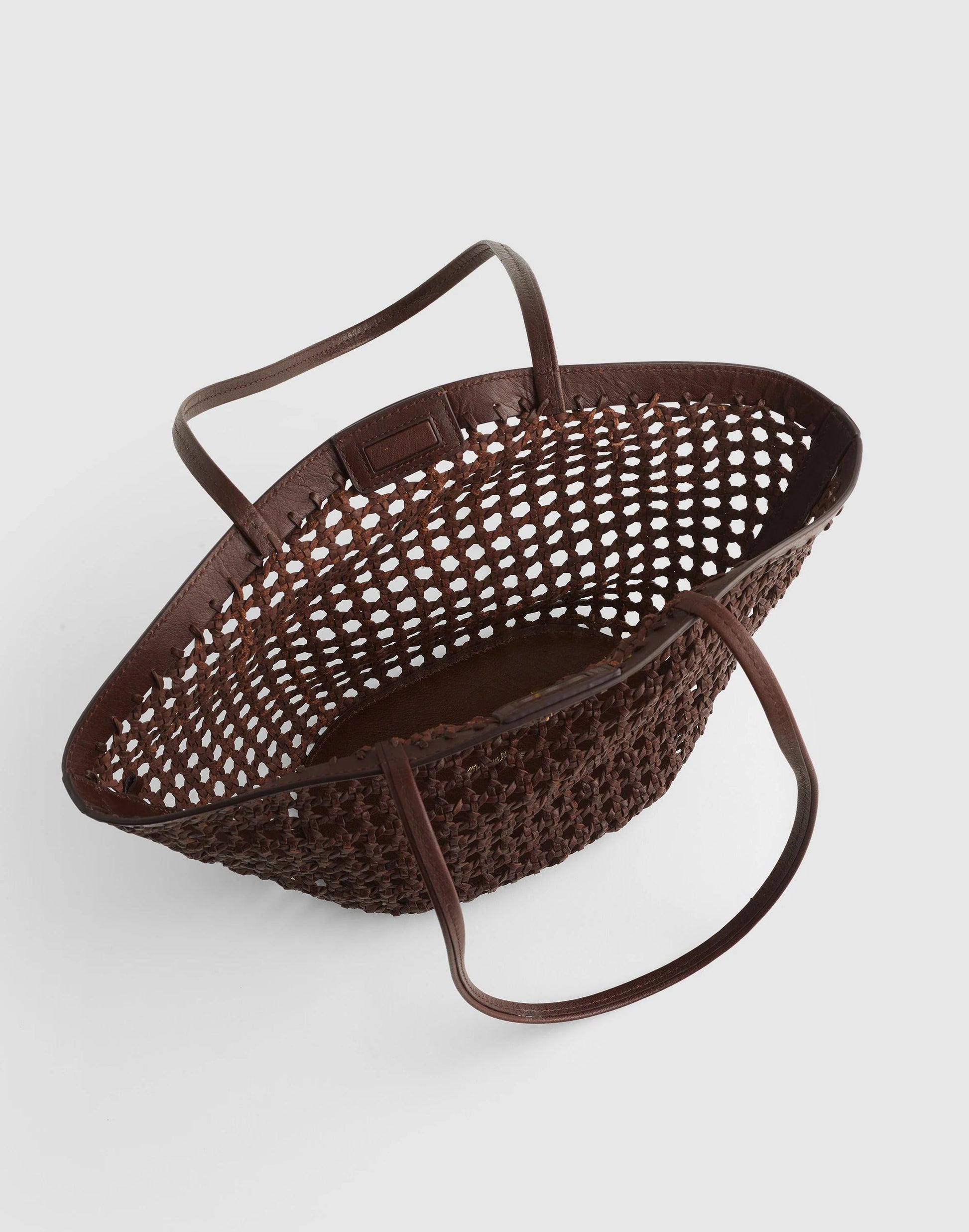 Caning Tote Cherry Wood | Madewell