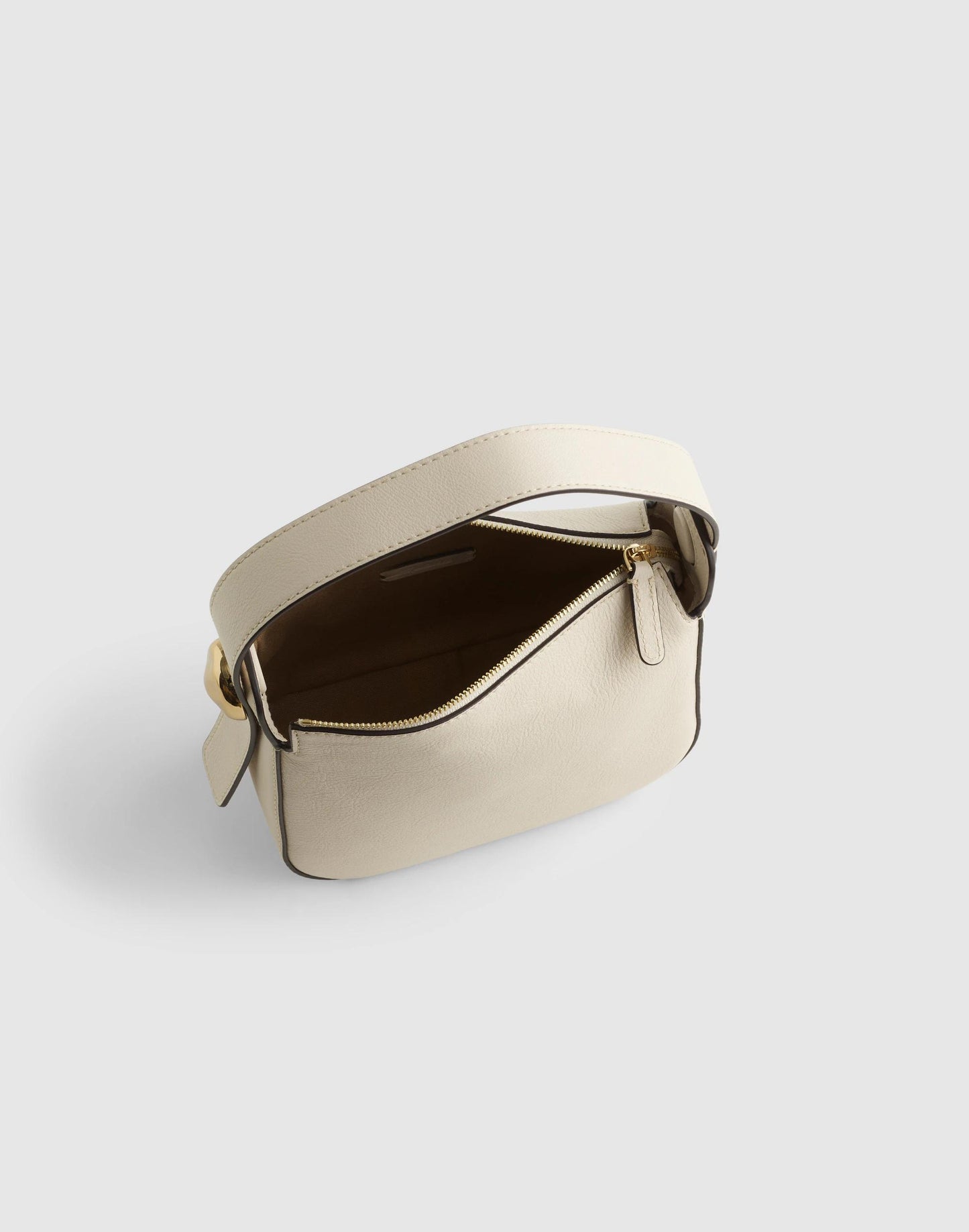 The Sculpted Metal Wristlet Bag Vintage Muslin | Madewell