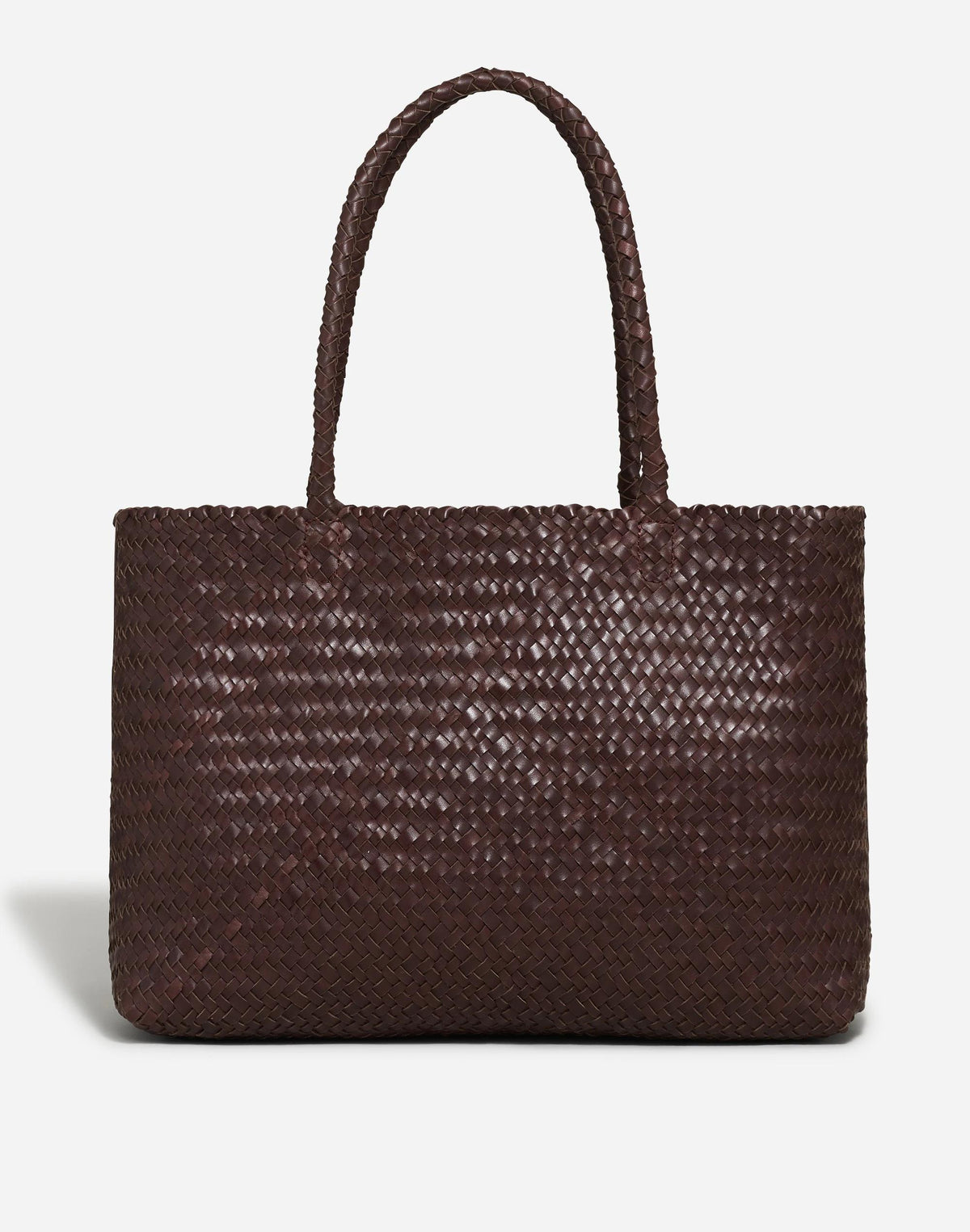 The Signature Woven Tote Coffee Bean | Madewell