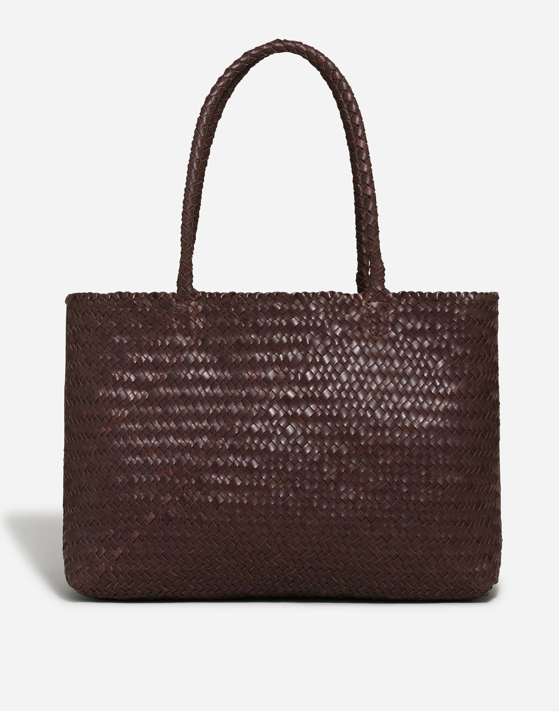 The Signature Woven Tote Coffee Bean | Madewell