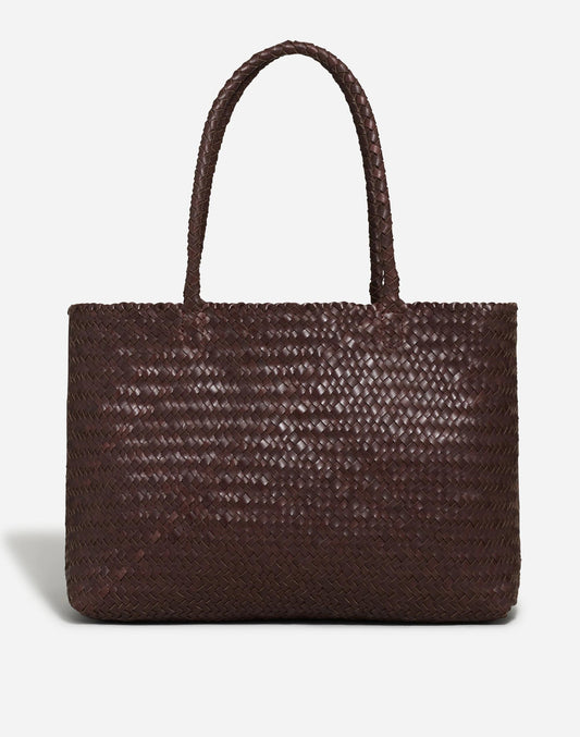The Signature Woven Tote Coffee Bean | Madewell