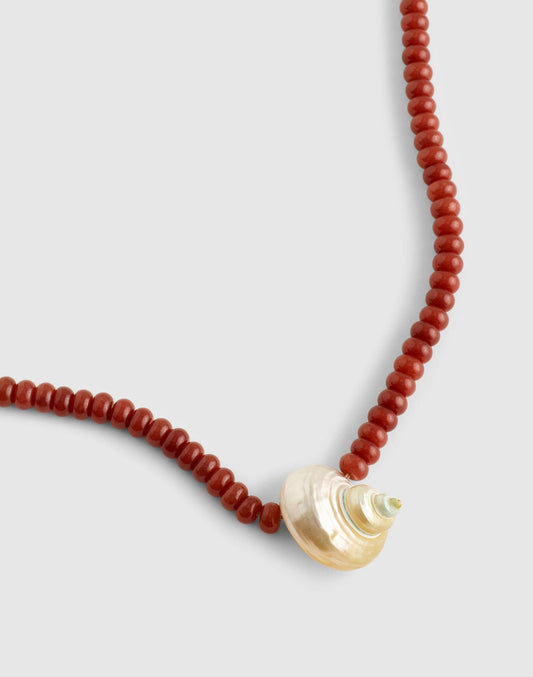 Shell Beaded Choker Necklace Antique Gold | Madewell