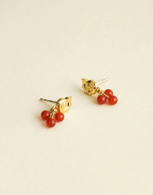 Demi-Fine Beaded Cluster Shell Stud Earrings 14k Gold | Madewell