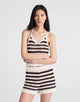 Brown And Ivory Stripe