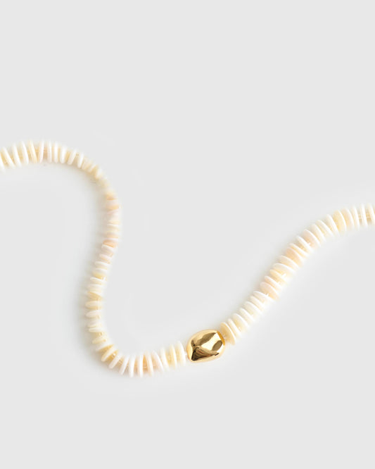 Sculptural Puka Shell Choker Necklace Vintage Ivory | Madewell