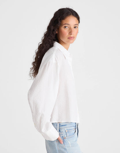 Straight-Hem Shirt White | Madewell