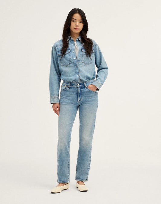 The Jules Slim-Straight Jean Raebrook Wash | Madewell