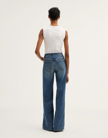 The Wide-Leg Jean in Super Stretch Denim Sunnyside Wash | Madewell