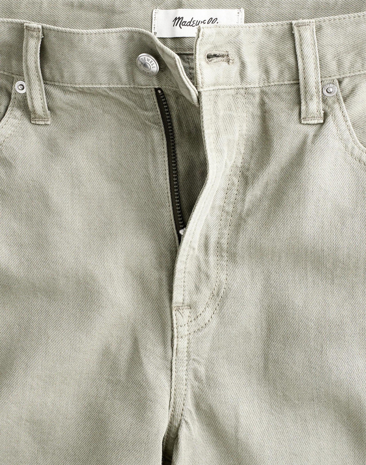 The Perfect Vintage Wide-Leg Jean in Airy Denim Chateau Olive | Madewell