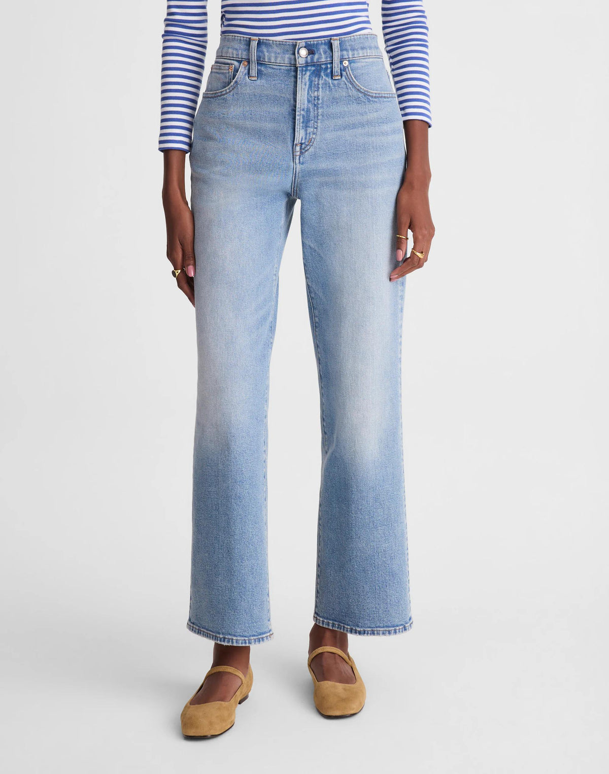 The Perfect Vintage Wide-Leg Crop Jean Raebrook Wash | Madewell