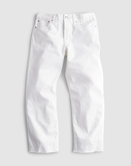 Low-Slung Baggy Crop Jean Tile White | Madewell