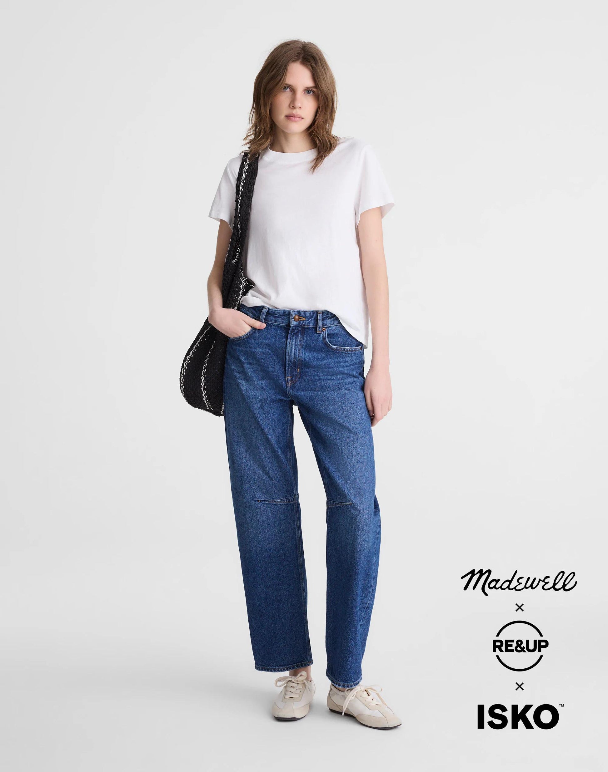 Circular Darted Barrel-Leg Jean Heirloom Wash | Madewell