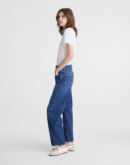 Circular Darted Barrel-Leg Jean Heirloom Wash | Madewell