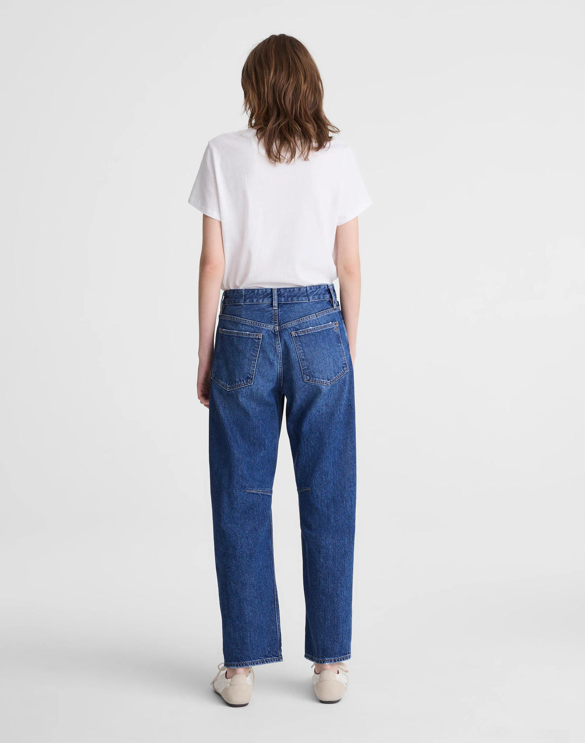 Circular Darted Barrel-Leg Jean Heirloom Wash | Madewell