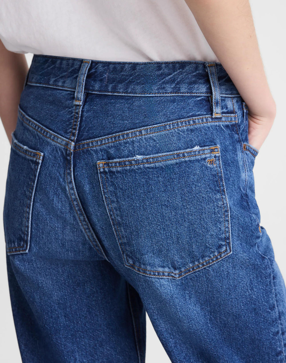 Circular Darted Barrel-Leg Jean Heirloom Wash | Madewell