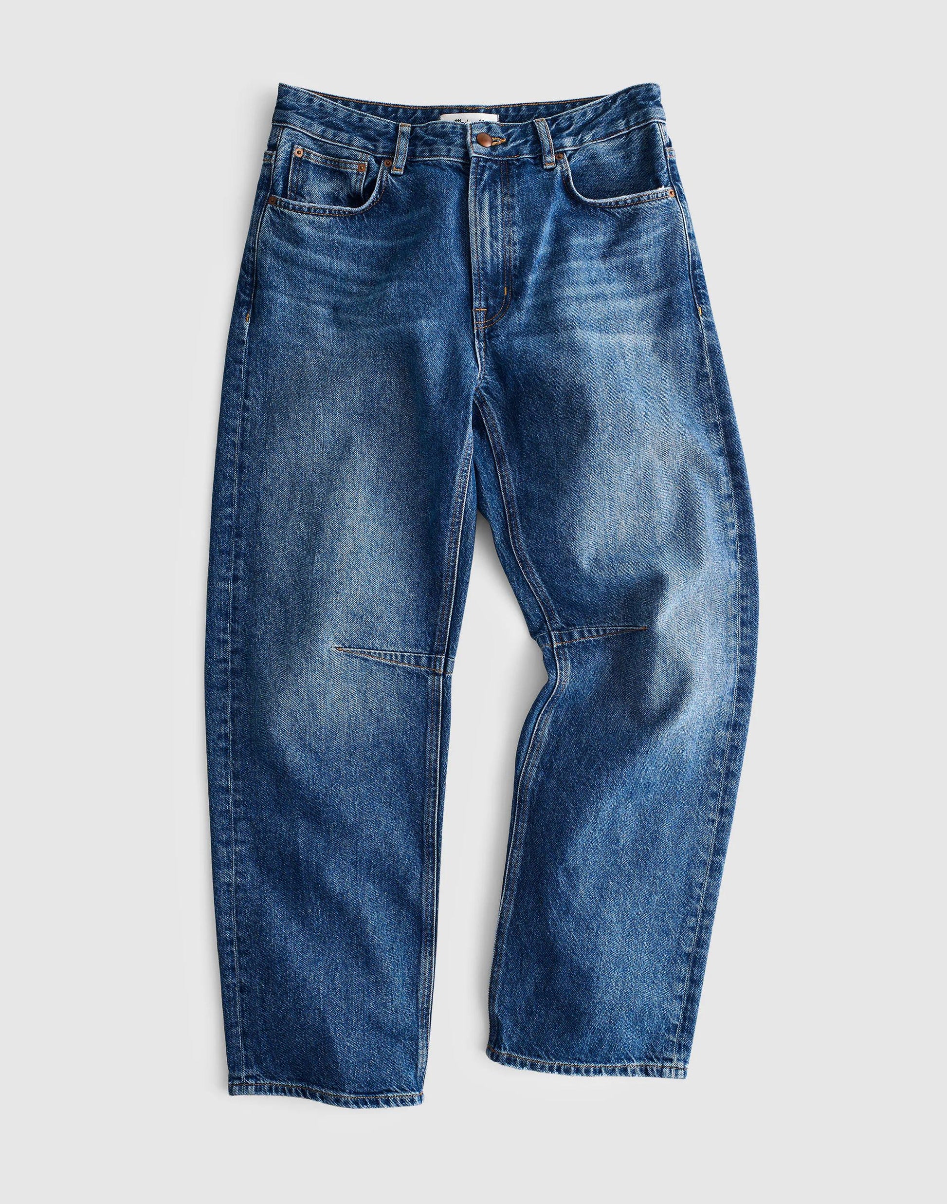 Circular Darted Barrel-Leg Jean Heirloom Wash | Madewell