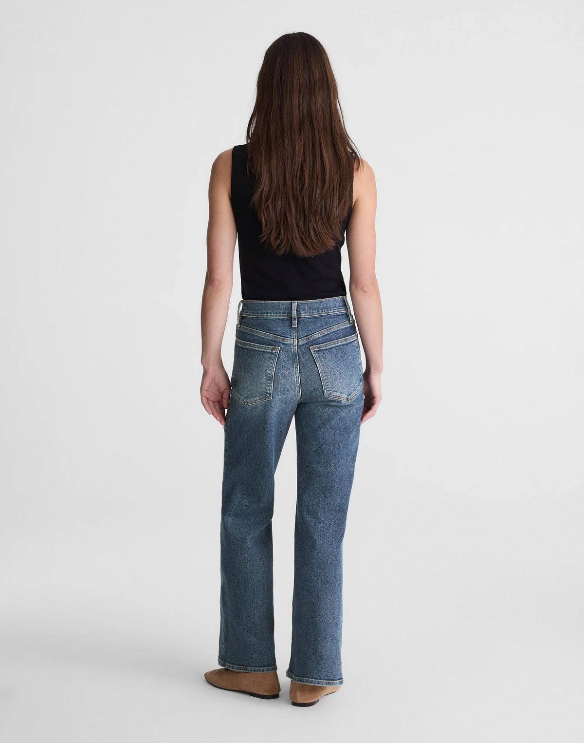 Circular Wide-Leg Jean Soft Indigo Wash | Madewell