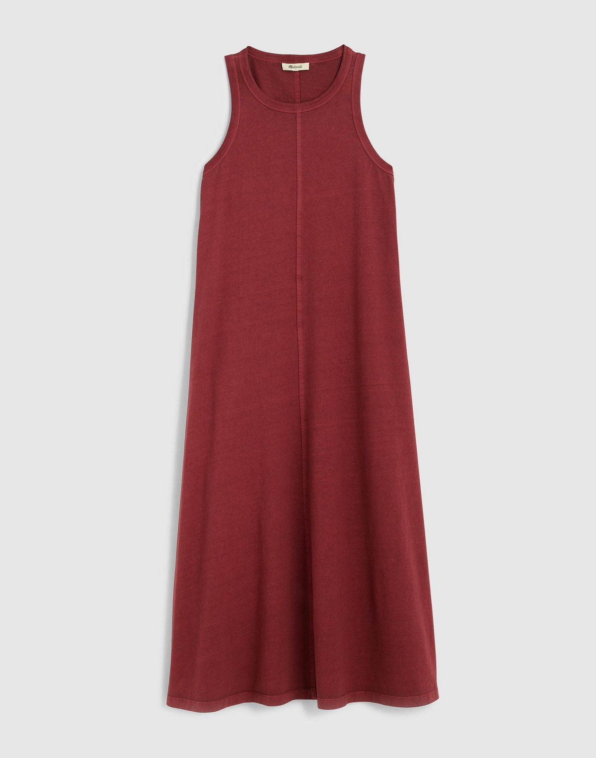 Seamed Tank Maxi Dress in Allday Jersey Dusty Merlot | Madewell