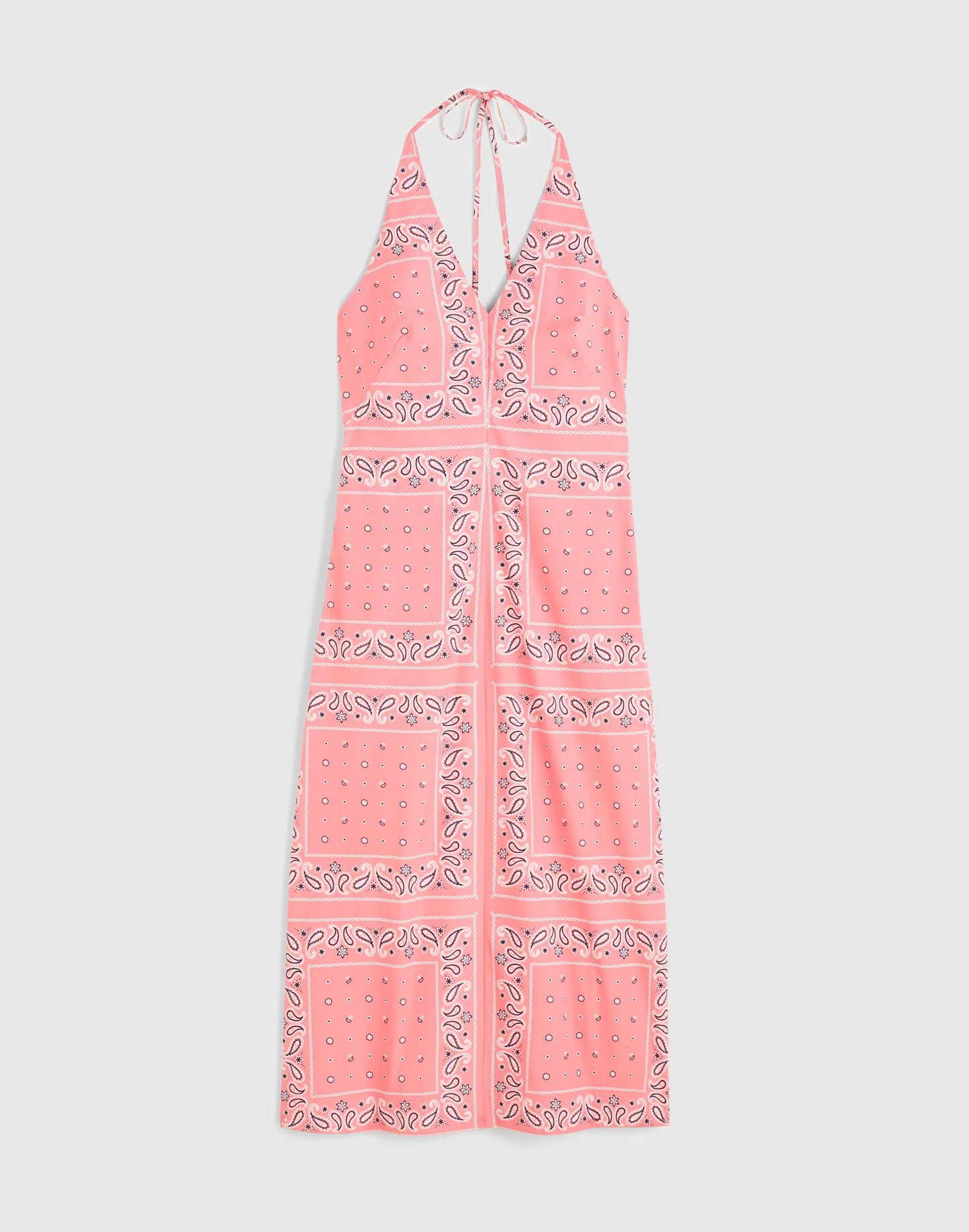 Madewell x Shopbop Smocked Halter Midi Dress Coral Bloom | Madewell