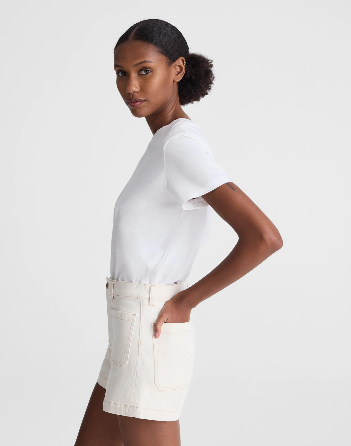 The Emmy Denim Short Vintage Canvas | Madewell