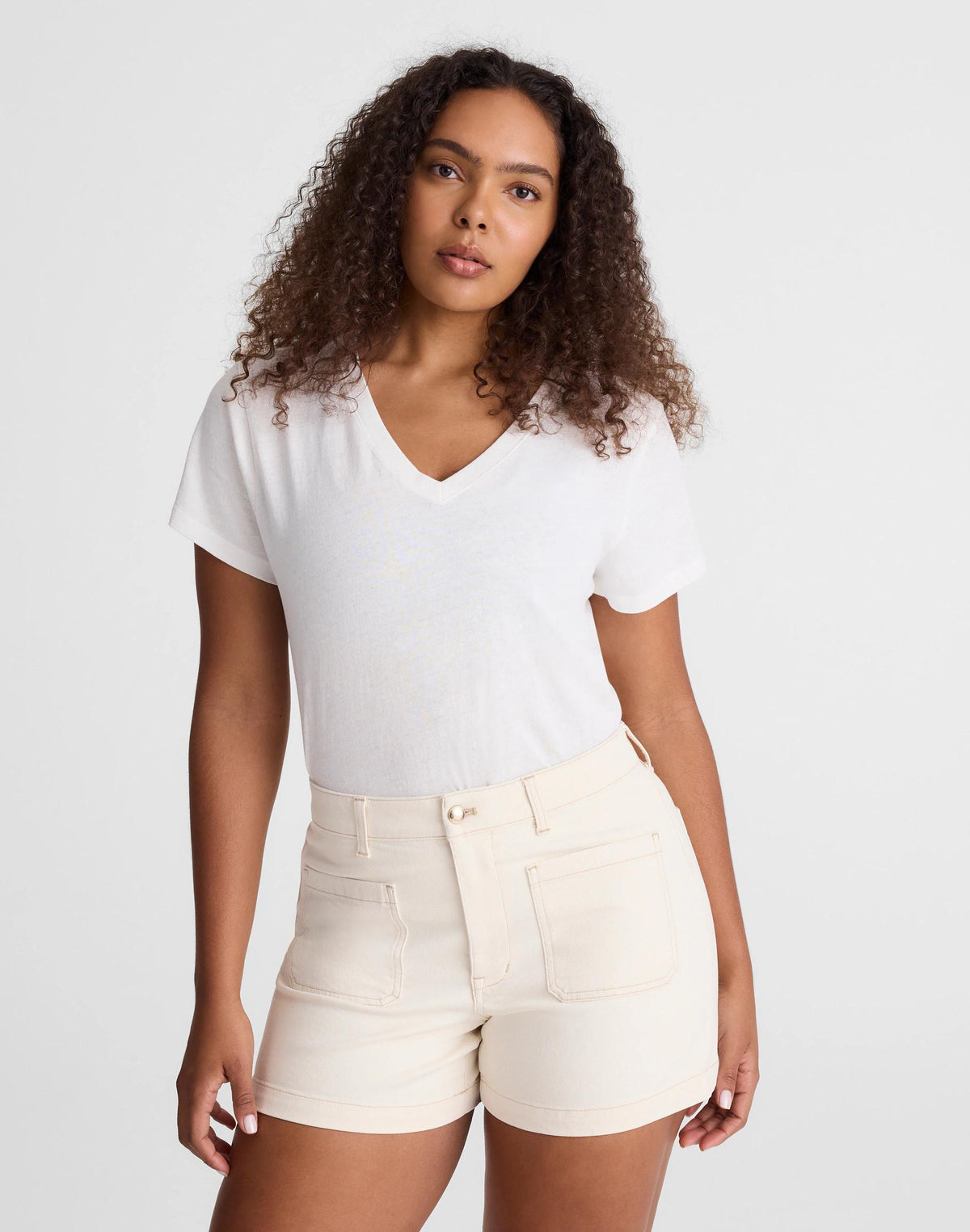 The Curvy Emmy Denim Short Vintage Canvas | Madewell