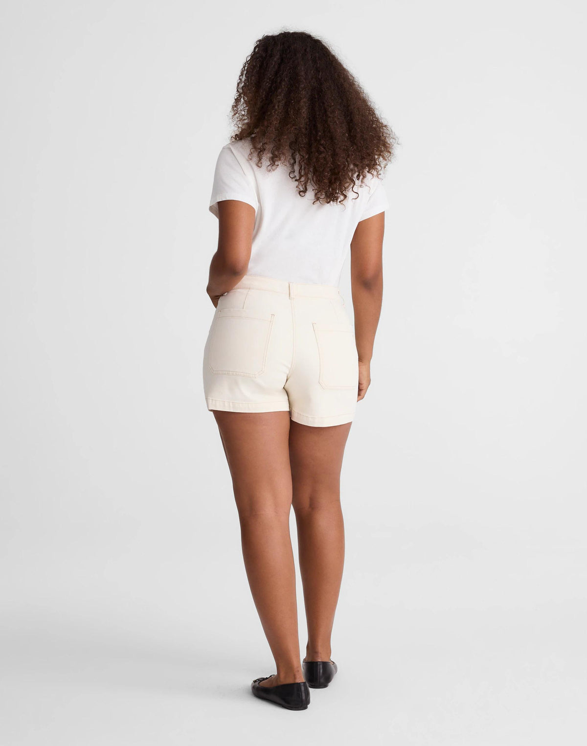 The Curvy Emmy Denim Short Vintage Canvas | Madewell