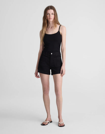 The Emmy Denim Short Black Rinse Wash | Madewell