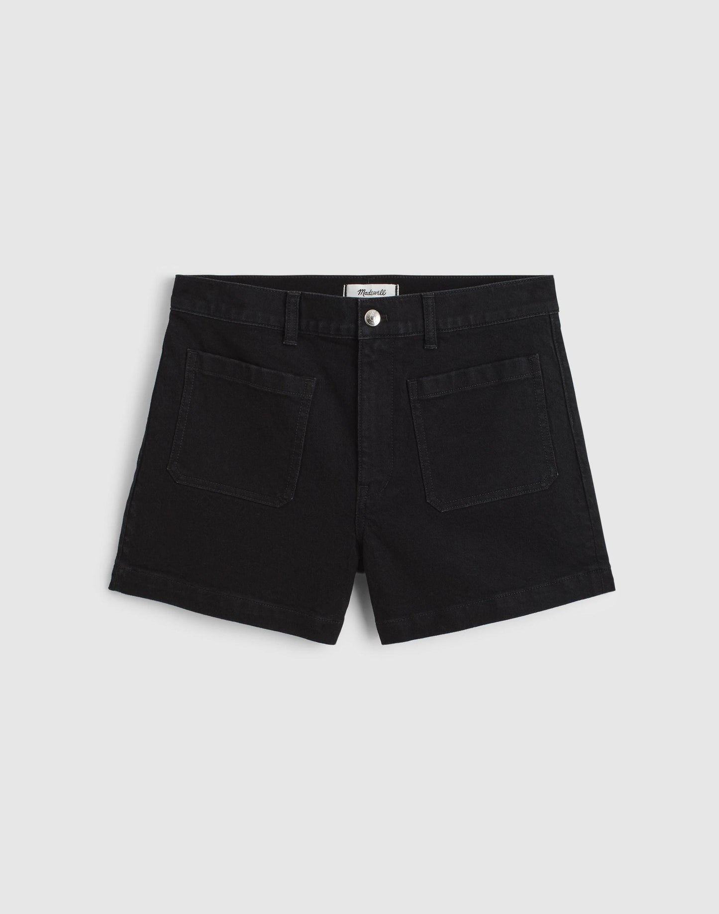 The Emmy Denim Short Black Rinse Wash | Madewell