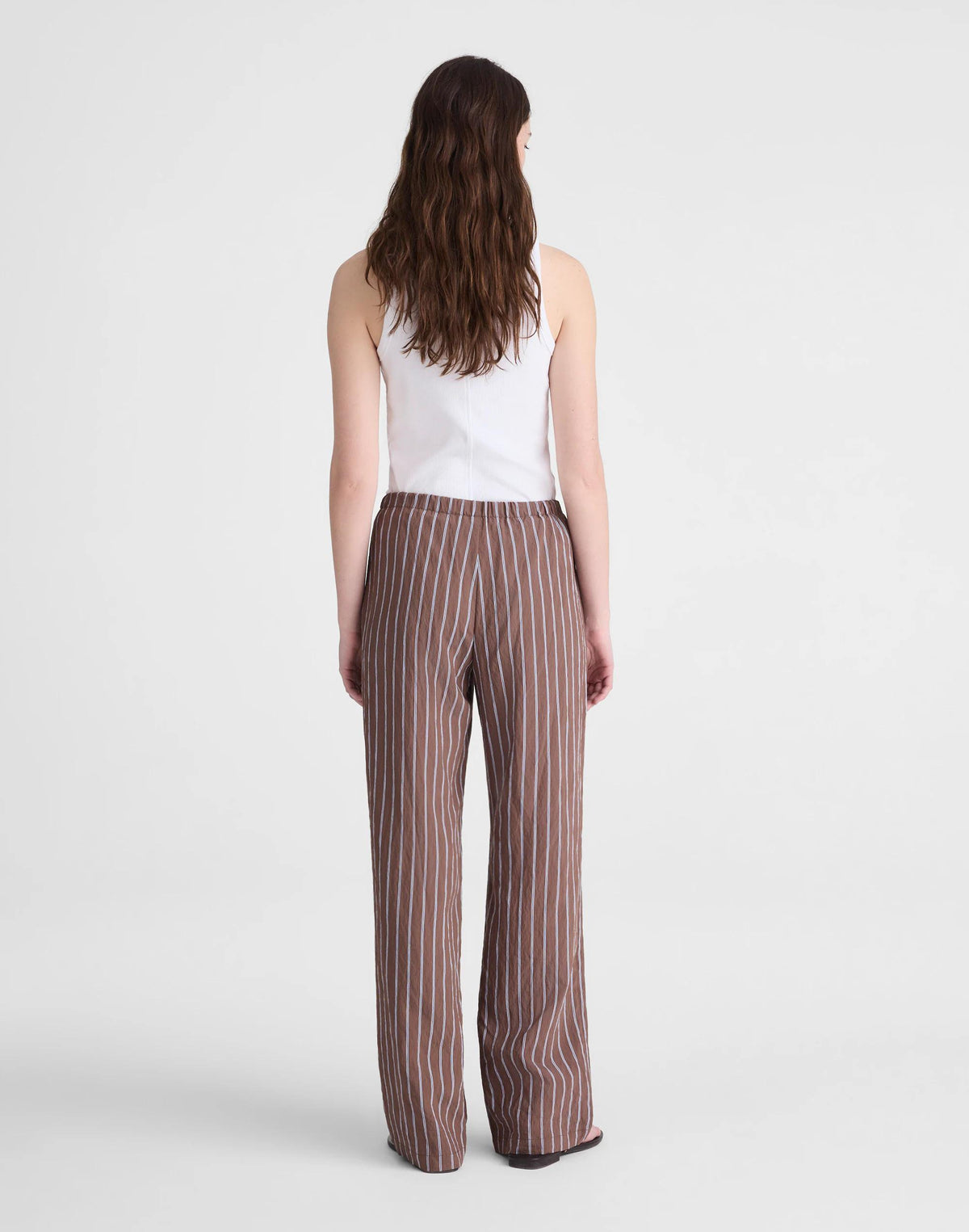 Pull-On Pants Brown Peri Twin Stripe | Madewell