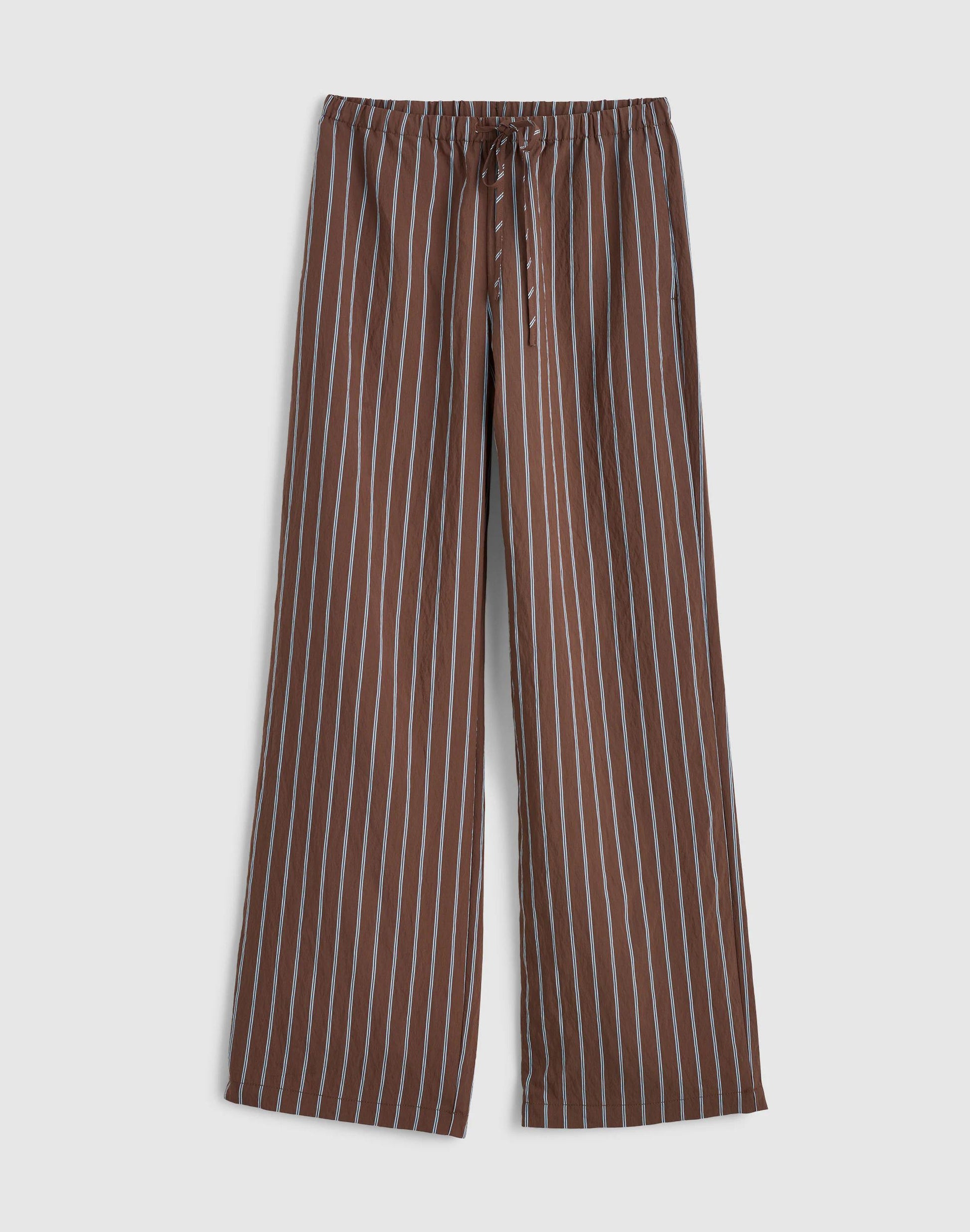 Pull-On Pants Brown Peri Twin Stripe | Madewell