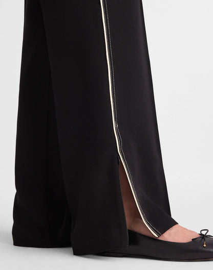 Pull-On Bootcut Track Pant Jet Black | Madewell