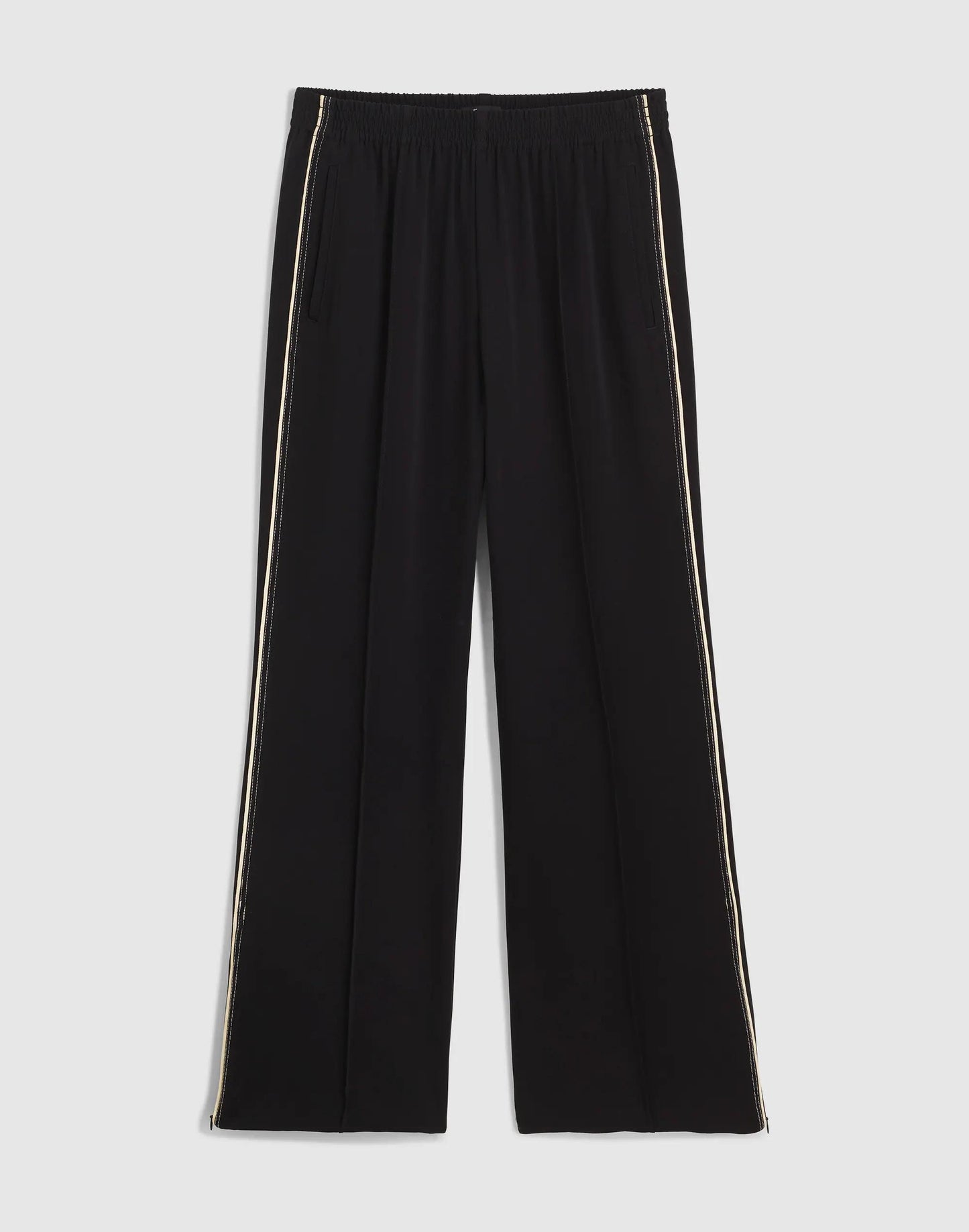 Pull-On Bootcut Track Pant Jet Black | Madewell