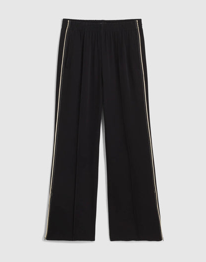 Pull-On Bootcut Track Pant Jet Black | Madewell