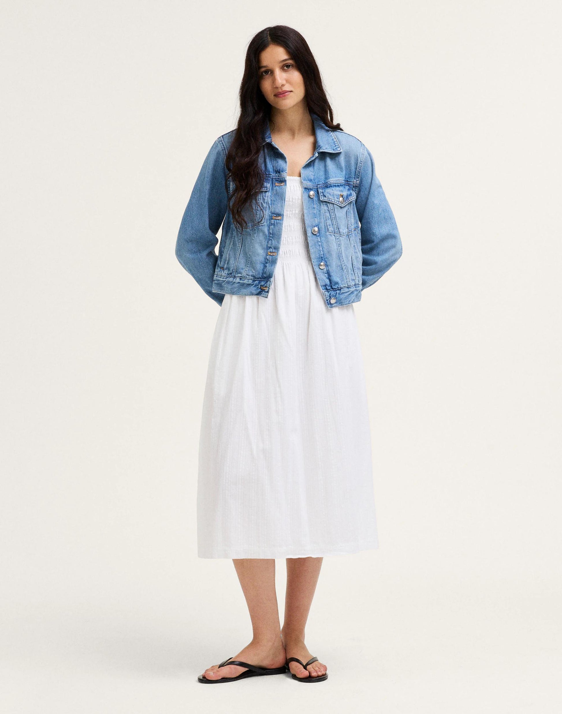 Denim Trucker Jacket Worn Mid Indigo | Madewell