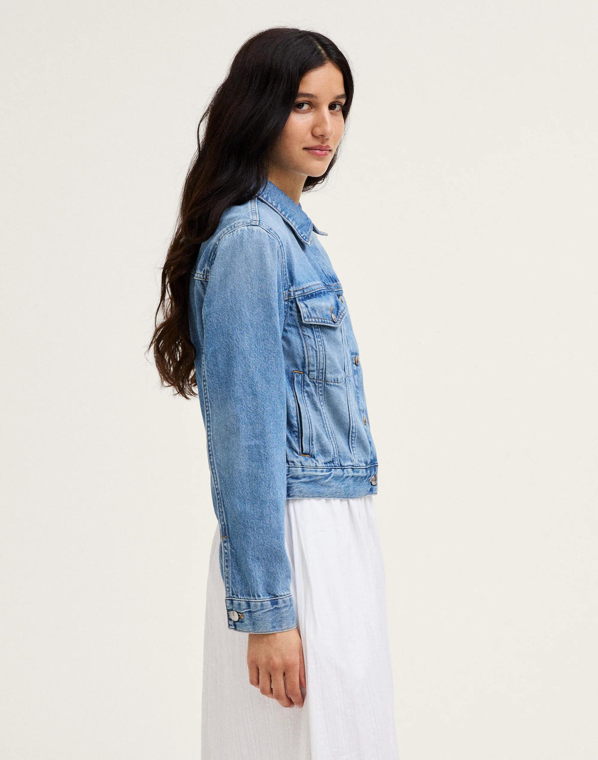 Denim Trucker Jacket Worn Mid Indigo | Madewell