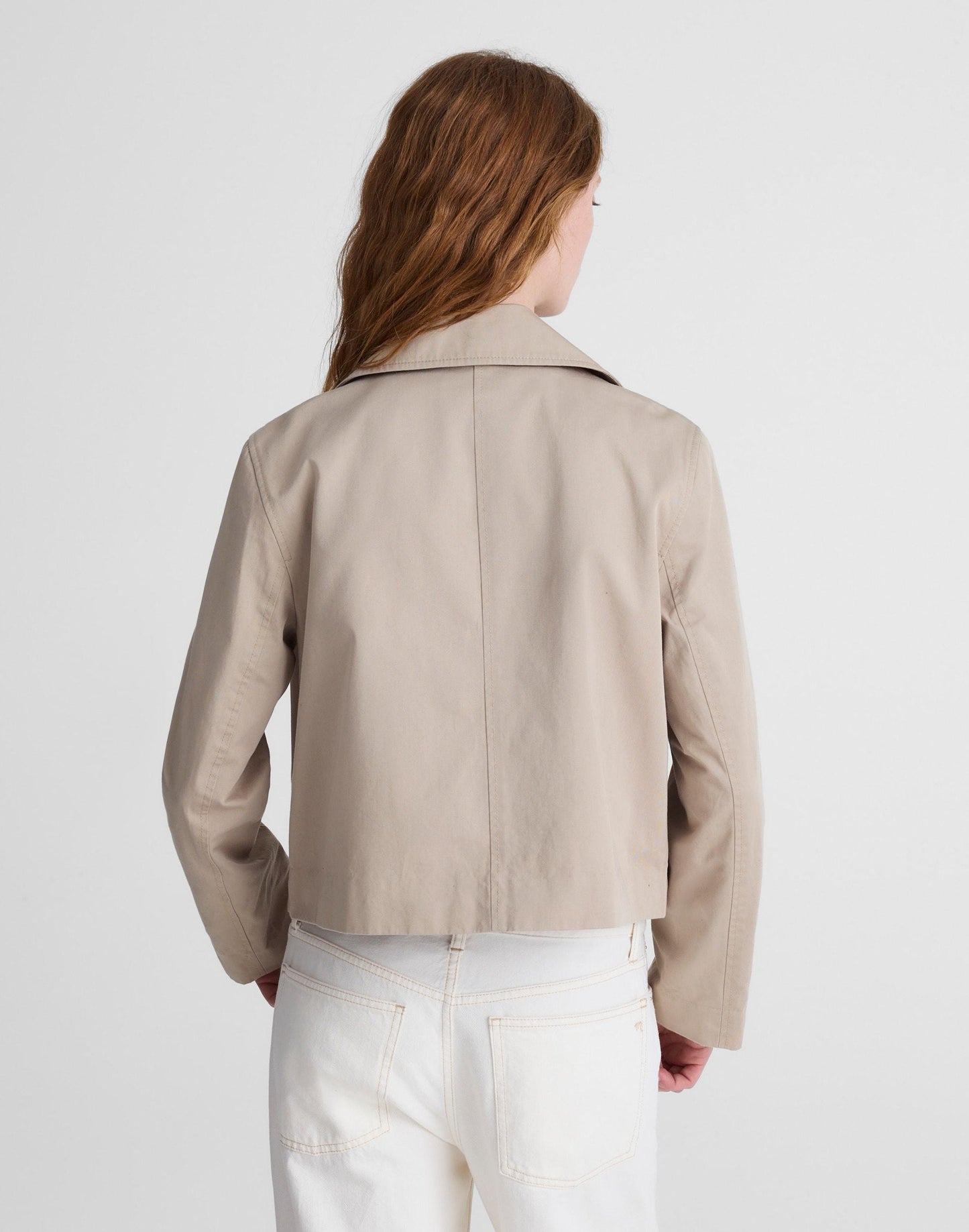 Cropped Trench Coat Coastal Dune | Madewell
