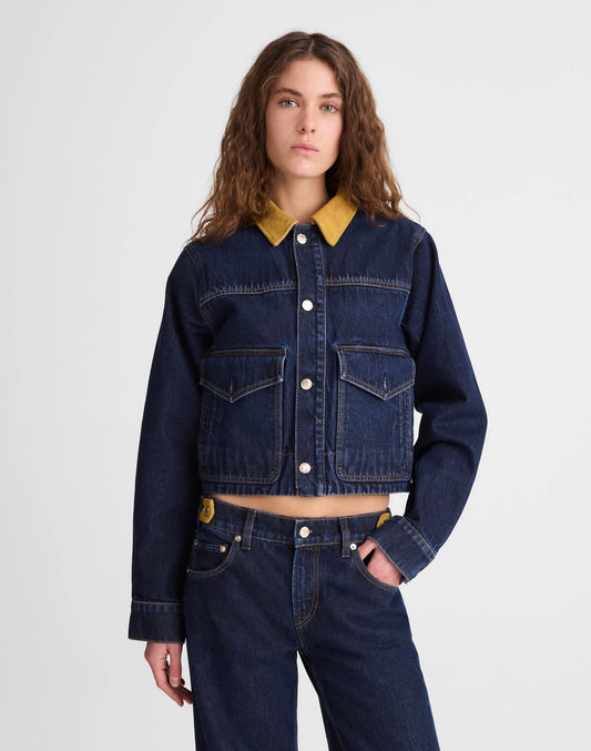 Madewell x Benjamin Talley Smith The Allerton Denim Jacket in Wells Wash Wells Wash | Madewell