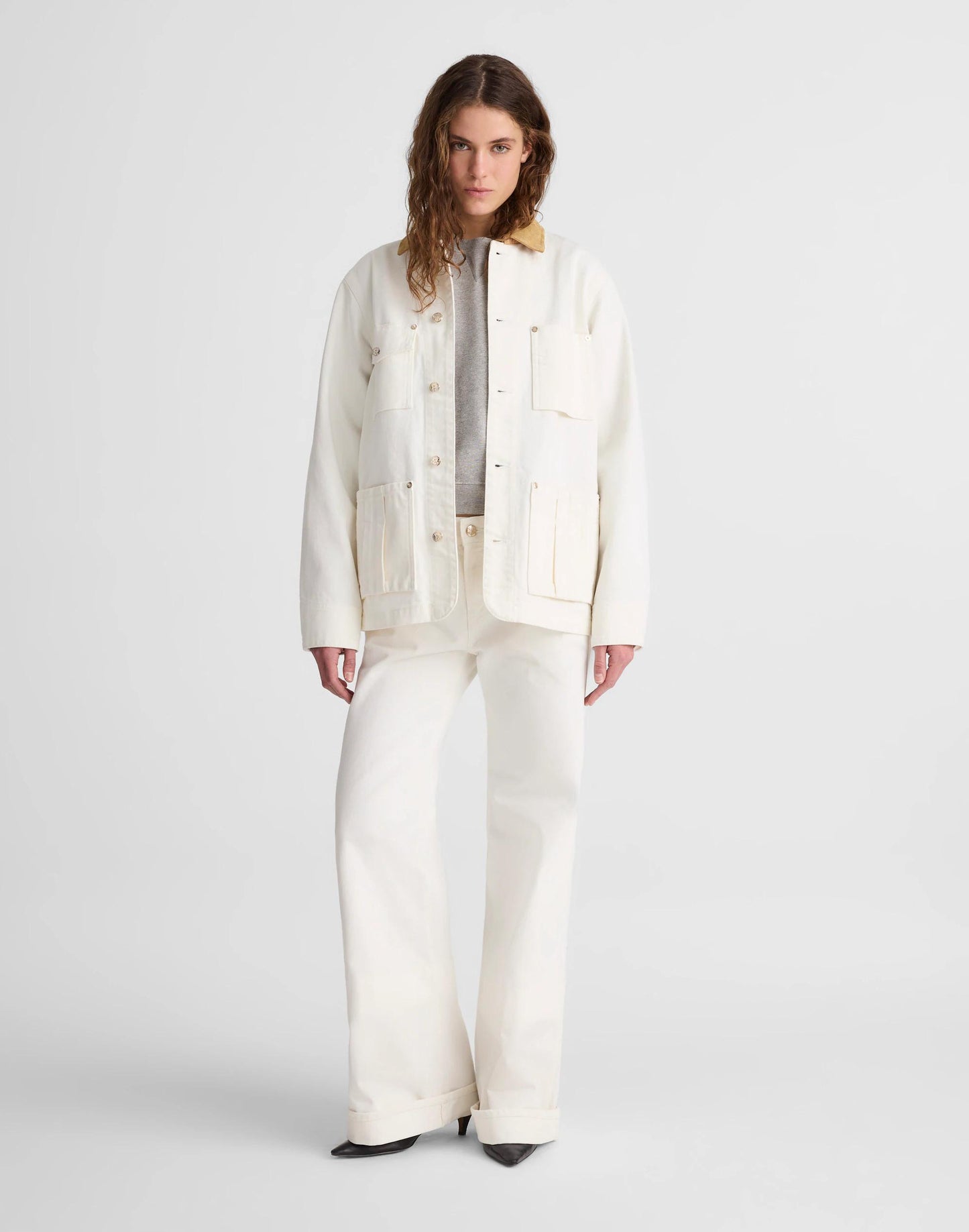 Madewell x Benjamin Talley Smith The Fairview Barn Jacket in Chalk Wash Chalk Wash | Madewell