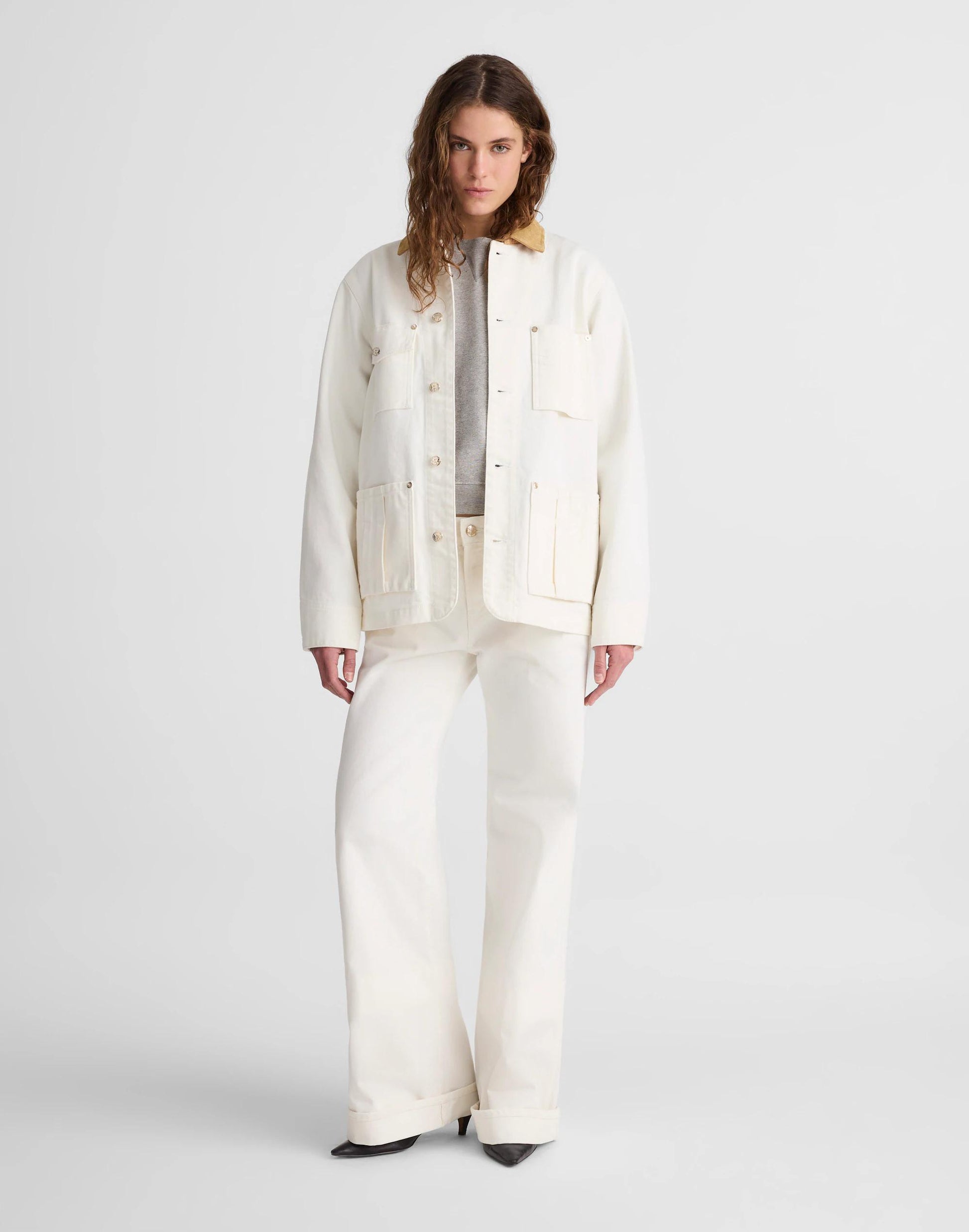 Madewell x Benjamin Talley Smith The Fairview Barn Jacket in Chalk Wash Chalk Wash | Madewell