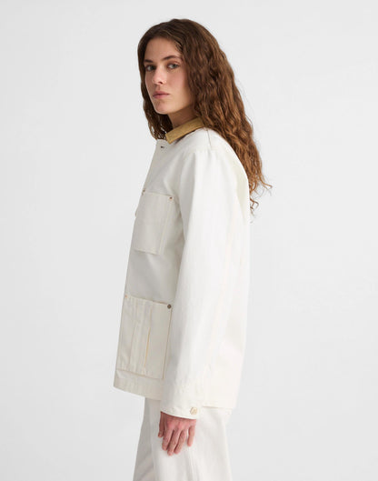 Madewell x Benjamin Talley Smith The Fairview Barn Jacket in Chalk Wash Chalk Wash | Madewell