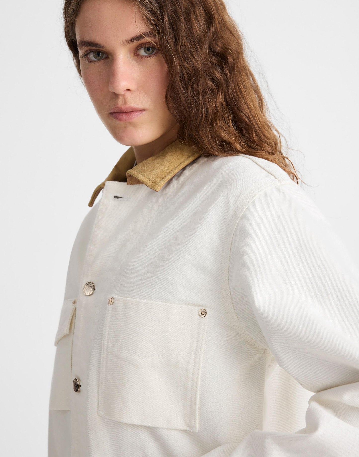 Madewell x Benjamin Talley Smith The Fairview Barn Jacket in Chalk Wash Chalk Wash | Madewell