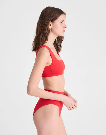 Left On Friday Streamline Bikini Top Sweet Chili Heat | Madewell