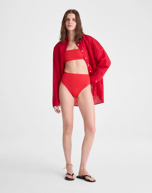 Left On Friday Hi Hi Bikini Bottom Sweet Chili Heat | Madewell