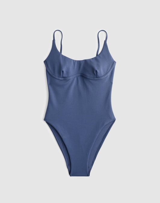 Left On Friday Sunday One-Piece Swimsuit Varsity | Madewell