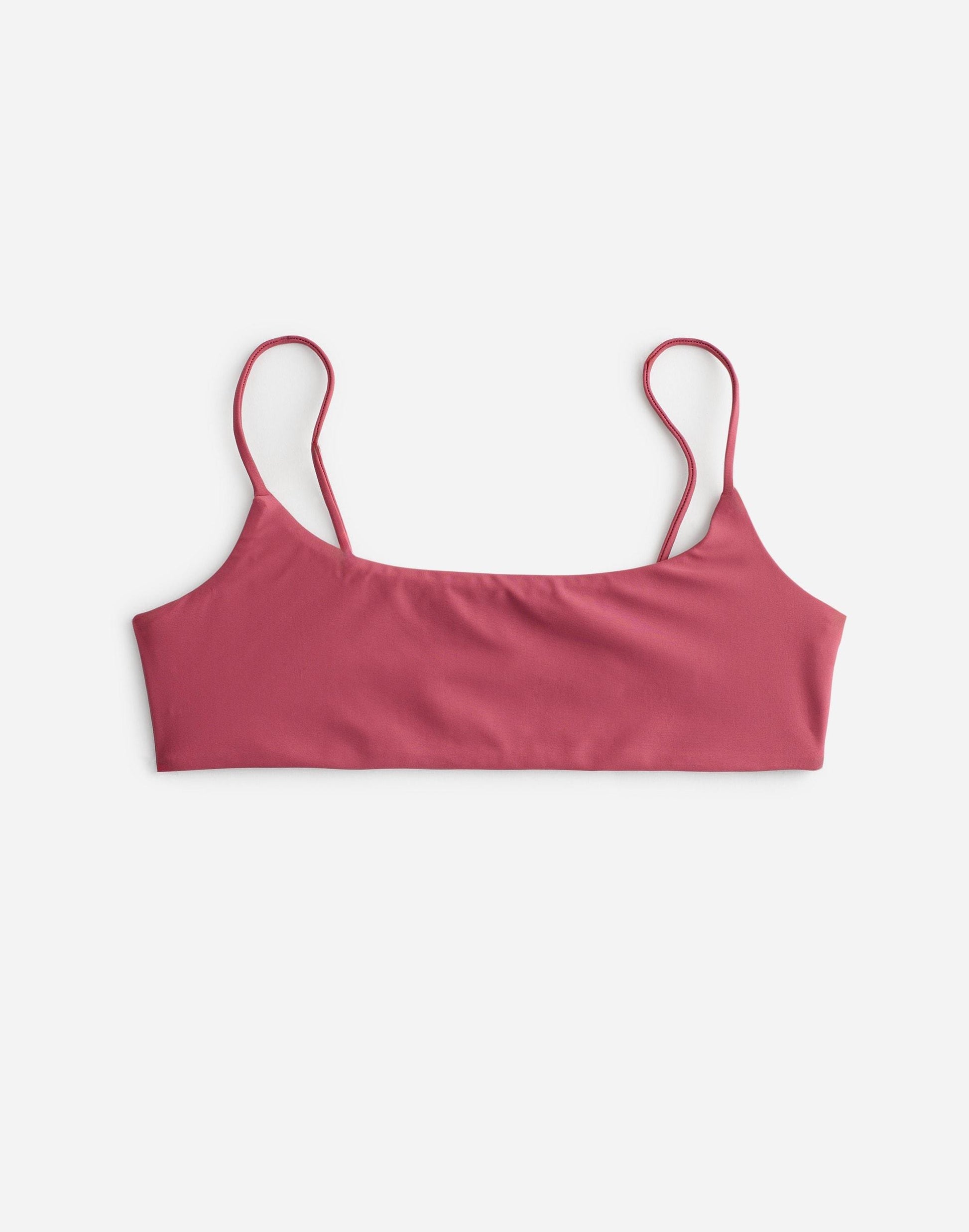 Jade Swim Muse Scoop Bikini Top Berry | Madewell