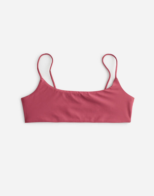 Jade Swim Muse Scoop Bikini Top Berry | Madewell